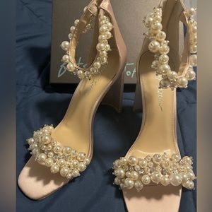 Betsey Johnson Fay Heels In Blush